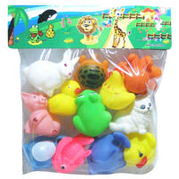 Imagen de Animales de goma con chifle x12, en bolsa