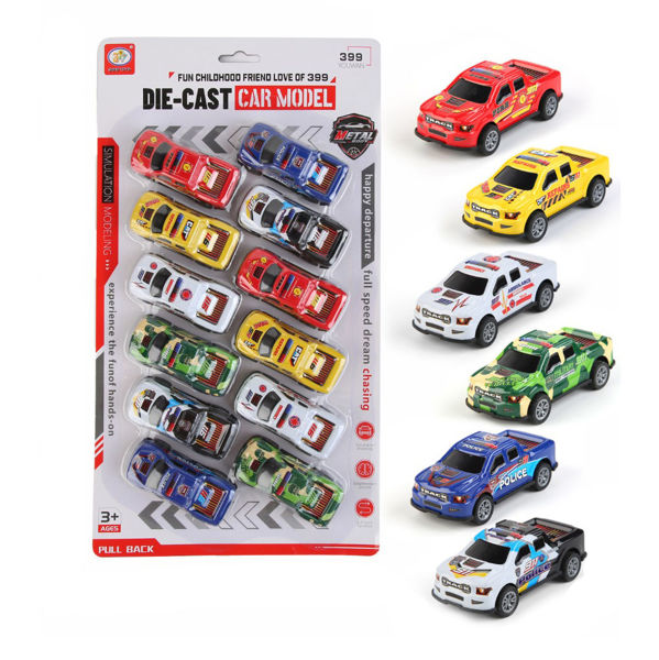 Imagen de Auto de colección, de metal, x12, en blister
