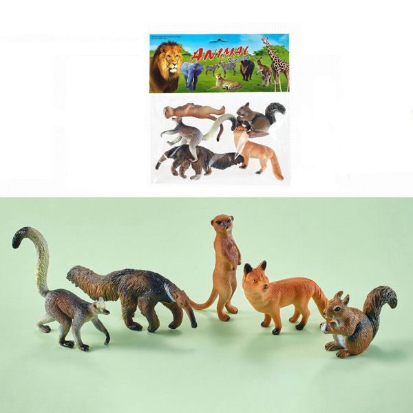 Imagen de Animales del bosque x5, en bolsa