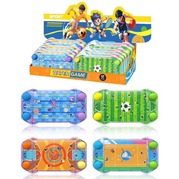 Imagen de Juego de agua, habilidad para embocar aros, CAJAx12, varios colores