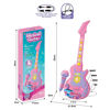 Imagen de Guitarra de plástico con luz y sonido, con micrófono, conección jack para celular, 3AA, en caja