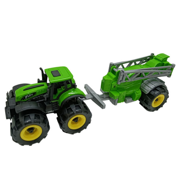 Imagen de Tractor con zorra de riego a fricción, en burbuja