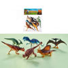 Imagen de Dinosaurio de plástico, x6, en bolsa