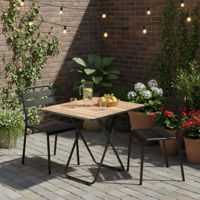 Imagen de Mesa de madera patas de hierro, plegable