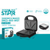 Imagen de Sandwichera eléctrica, antiadherente, 750W, en caja WINNING STAR