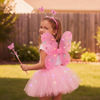 Imagen de Disfraz pollera, con tiara, alitas y accesorios, con luz, varios colores, en bolsa