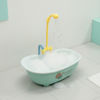 Imagen de Bañito para muñeca, circula el agua, 3AA en caja, 2 colores