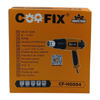 Imagen de Pistola de calor, 2200W, temperatura 350/500ºC con accesorios, en caja, Coofix