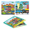 Imagen de Puzzle magnético, 40 piezas, 2 puzzles de ciudad, en caja