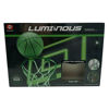 Imagen de Tablero de basket para pared, o sobre puerta, marco luminoso, brilla en la oscuridad, con pelota e inflador, en caja