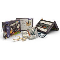 Imagen de Dinosaurio fósiles, x6, con accesorios de arqueología, en caja