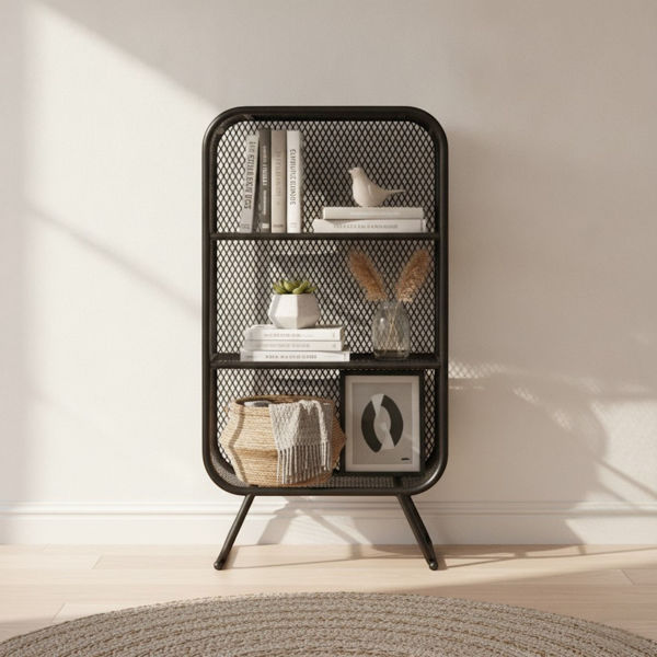 Imagen de Mueble estantería de metal, 3 estantes, en caja