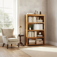 Imagen de Mueble estantería de madera, 4 estantes, en caja