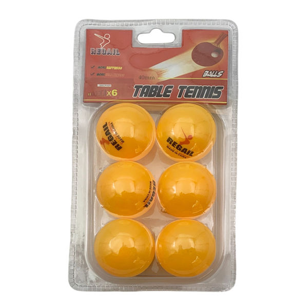 Imagen de Pelotas ping pong x6, en blister