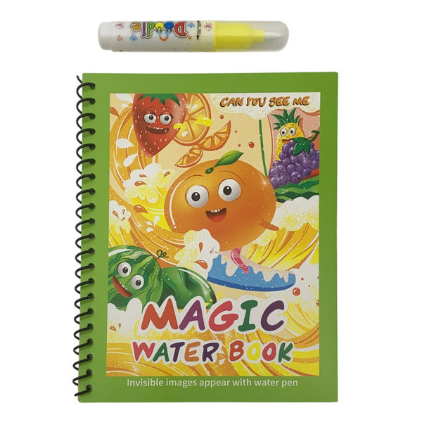 Imagen de Libro para colorear con marcador mágico de agua, en bolsa, varios diseños