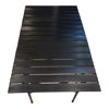 Imagen de Mesa enrollable rectangular de aluminio pintado plegable, portátil, en bolsa, varios colores