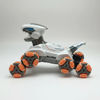 Imagen de Robot dinosaurio con control remoto, con luz, sonido, movimiento, lanza vapor, USB 2+2AA, en caja, varios modelos