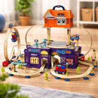 Imagen de Pista de tren, con accesorios 191 piezas, 2AAA, en caja