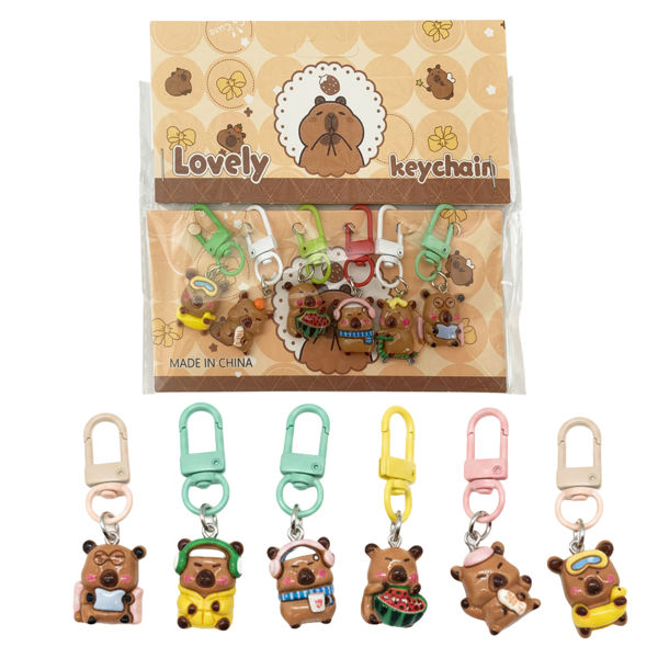 Imagen de Llavero carpincho x6, PACK x12