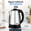 Imagen de Jarra eléctrica, de acero inoxidable, 1.8L, 1500W, en caja, WINNING STAR
