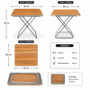 Imagen de Mesa de MDF patas de hierro, plegable