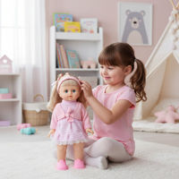 Imagen de Muñeca cuerpo de plástico cara de goma, camina, 3AA en caja