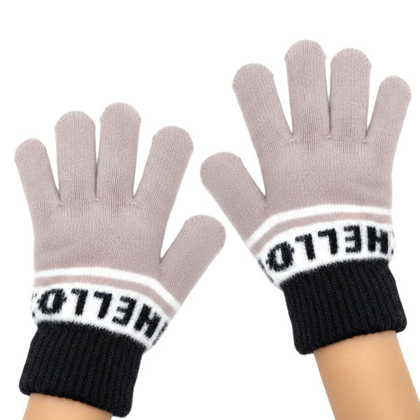 Imagen de Guantes infantiles, tejidos, en bolsa varios colores