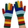 Imagen de Guantes de adulto, tejido, puños largos con agujeros para dipositivos táctiles, varios colores