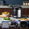 Imagen de Olla a presión eléctrica, acero inoxidable, digital, con accesorios, 6L, 1000W, en caja, WINNING STAR