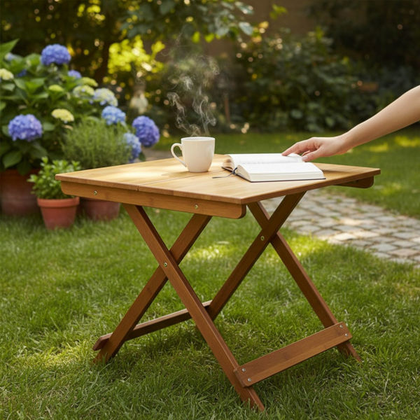 Imagen de Mesa de madera, plegable