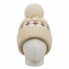 Imagen de Gorro infantil, tejido forrado con pompón, varios colores