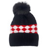 Imagen de Gorro infantil, tejido forrado con pompón, varios colores