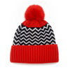 Imagen de Gorro infantil, tejido forrado con pompón, varios colores
