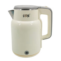 Imagen de Jarra eléctrica, de acero inoxidable y plástico, 1,7L, 1500W, en caja, WINNING STAR