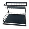 Imagen de Organizador de metal 2 niveles, deslizante, ideal para bajo mesada, en caja