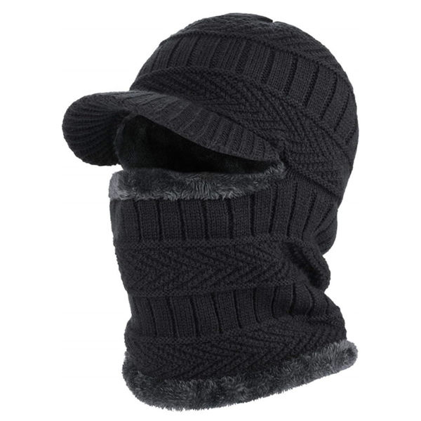 Imagen de Gorro de adulto, pasamontañas, con visera, forrado,  varios colores