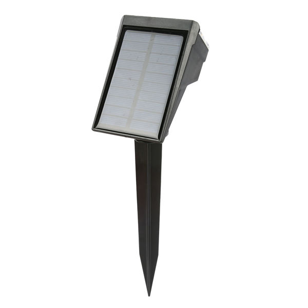 Imagen de Lámpara led pincho para jardín, recarga solar, luz RGB, en caja