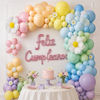 Imagen de Globos surtidos x100, con Feliz cumpleaños, varios colores