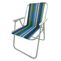 Imagen de Silla plegable de caño y poliéster, alta, en bolsa, varios colores