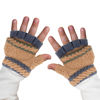Imagen de Guantes infantiles, tejido, sin dedo con solapa, varios colores en bolsa