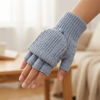 Imagen de Guantes de adulto, tejidos, sin dedos con solapa, en bolsa, varios colores