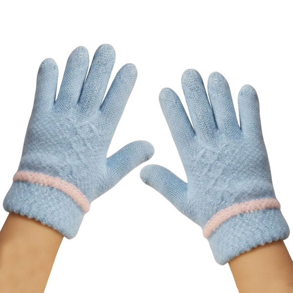 Imagen de Guantes infantiles, tejidos, varios colores en bolsa