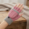 Imagen de Guantes infantiles, tejidos, sin dedo con solapa, acrílico varios colores en bolsa