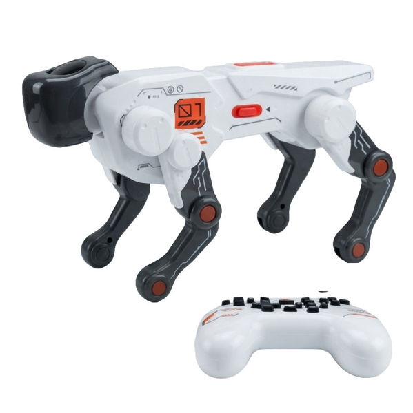Imagen de Robot con control remoto, con luz, sonido y movimiento, USB 2AA, en caja, varios modelos
