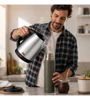 Imagen de Kit Matero Termo 1lt - Mate Acero Inox Y Jarra Electrica Bordó