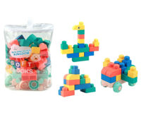 Imagen de Bloques soft, 45 piezas, medianas, en bolsa