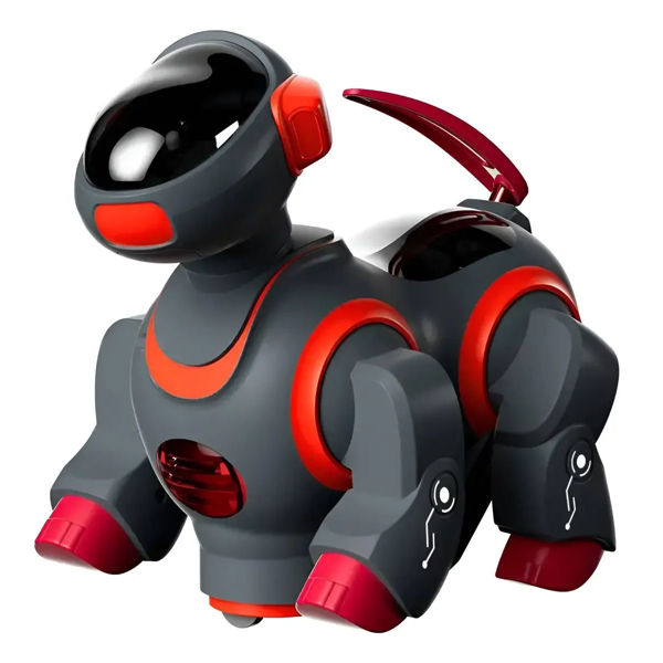 Imagen de Robot perro con sonido y movimiento, camina y baila, 3AA, en caja, 2 colores