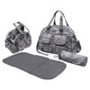 Imagen de Bolso maternal de PVC, bolso chico, cambiador y portamamadera, 2 colores