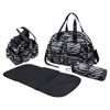 Imagen de Bolso maternal de PVC, bolso chico, cambiador y portamamadera, 2 colores