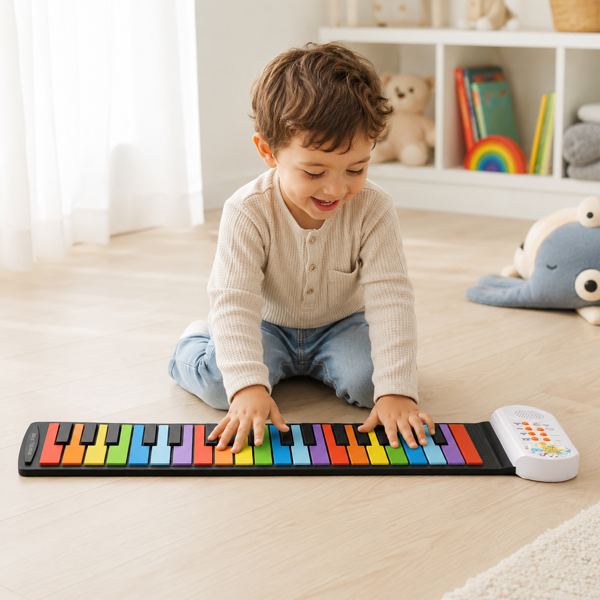 organo piano alfombra para niños